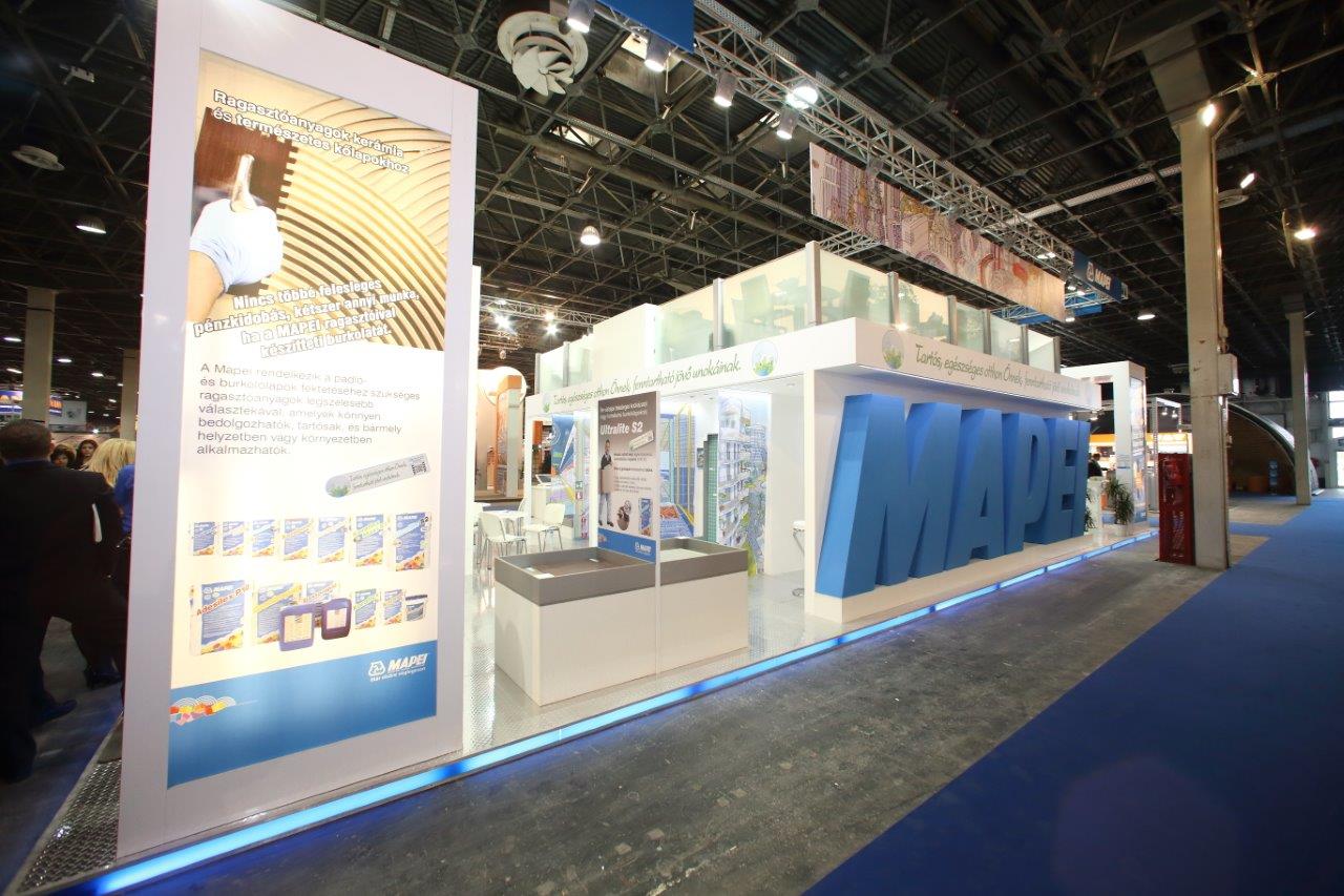 Mapei stand Construma kiállítás